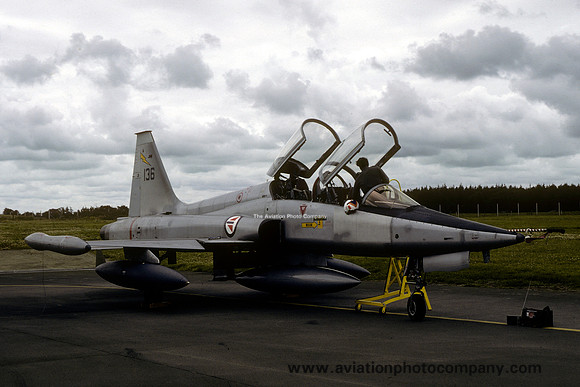Norwegian Air Force 338 Skv Northrop F-5B Freedom Fighter 136 (1981)