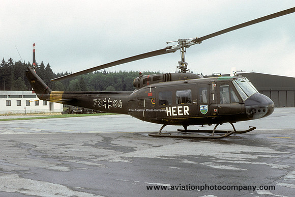 German Army HFR20 Bell/Dornier UH-1D Iroquois 73+84 (1982)