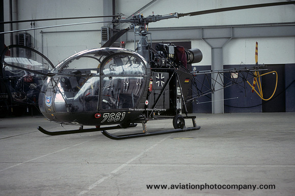 German Army HFS10 Sud Alouette II 76+61 (1982)