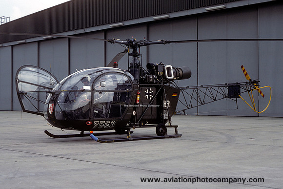 German Army HFS2 Sud Alouette II 75+63 (1982)