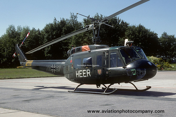 German Army HFB6 Bell/Dornier UH-1D Iroquois 72+67 (1982)