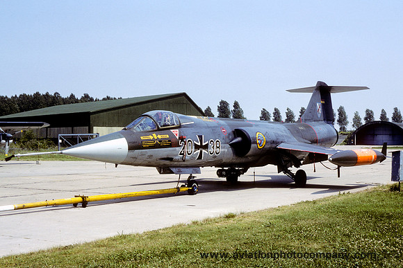 German Air Force JBG31 Lockheed F-104G Starfighter 20+38 (1982)