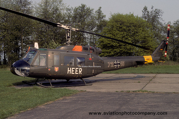 German Army HFR6 Bell/Dornier UH-1D Iroquois 72+15 (1984)