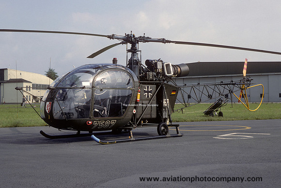 German Army HFS2 Sud Alouette II 75+87 (1982)