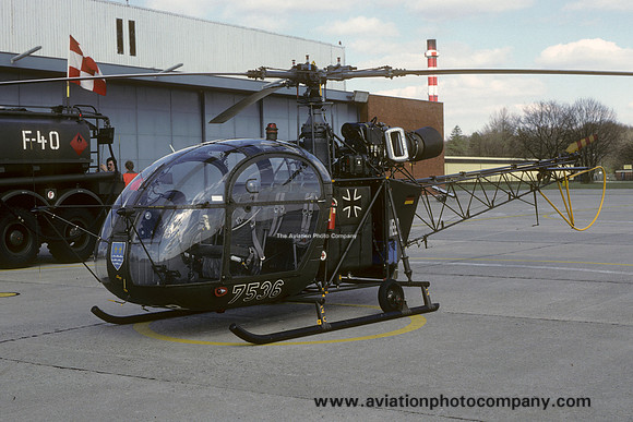 German Army HFS11 Sud Alouette II 75+36 (1982)
