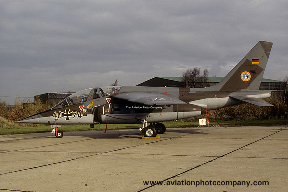 German Air Force JBG44 Dassault/Dornier Alpha Jet 40+74 (1982)