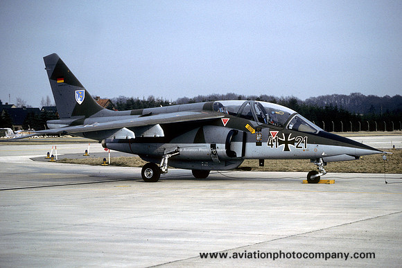 German Air Force JBG43 Dassault/Dornier Alpha Jet 41+21 (1982)