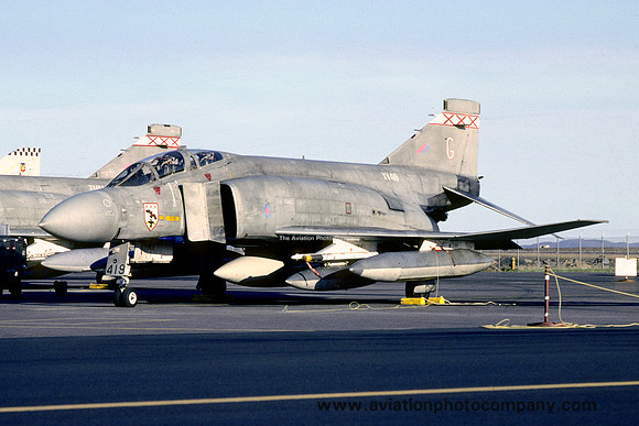 RAF 29 Squadron McDonnell F-4M Phantom FGR.2 XV419/G (1981)
