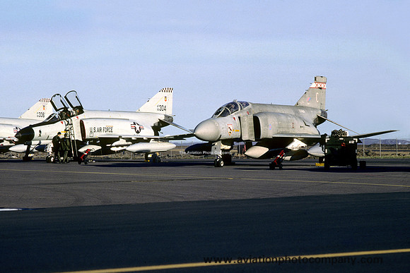 RAF 29 Squadron McDonnell F-4M Phantom FGR.2 XV484/C at Keflavik (1981)