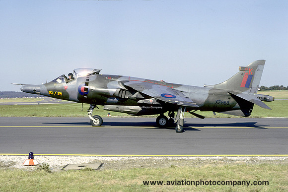 RAF 4 Squadron Hawker Siddeley Harrier GR.3 XZ968/CK (1981)