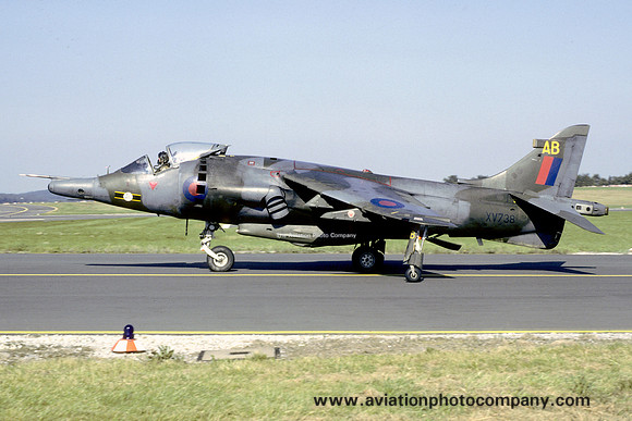 RAF 3 Squadron Hawker Siddeley Harrier GR.3 XV738/AB (1981)