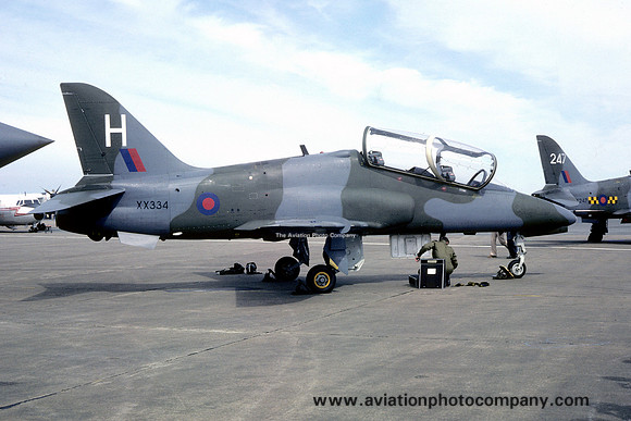 RAF 2 TWU Hawker Siddeley Hawk T.1 XX334/H (1981)