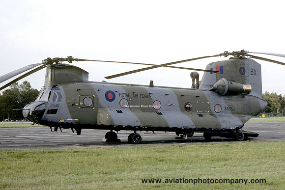 RAF 18 Squadron Vertol Chinook HC.1 ZA683/BX (1981)