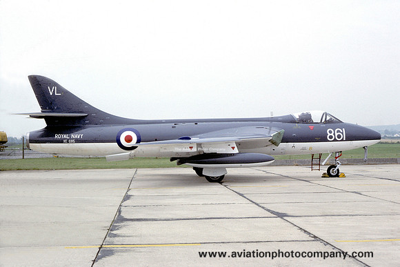 Royal Navy FRADU Hawker Hunter GA.11 XE685/VL861 (1981)