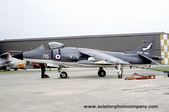 Royal Navy 899 Squadron Hawker Siddeley Sea Harrier FRS.1 XZ453/715 (1981)