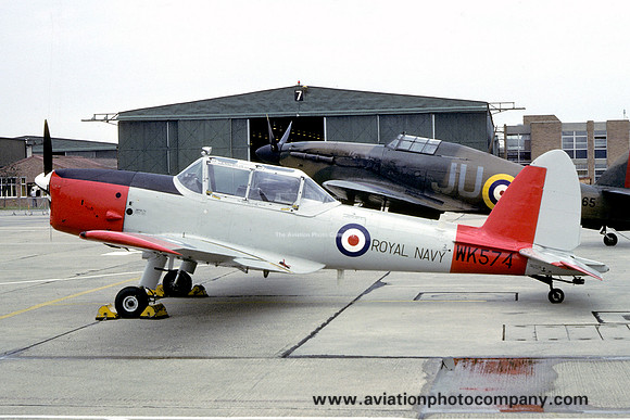 Royal Navy Yeovilton Station Flight DHC-1 Chipmunk T.10 WK574 (1981)