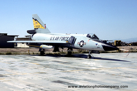 USAF 5 FIS Convair F-106A Delta Dart 59-0105 at MASDC Davis Monthan (1984)