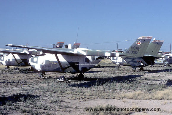 USAF Cessna O-2A Skymaster 68-6890 at MASDC Davis Monthan (1984)