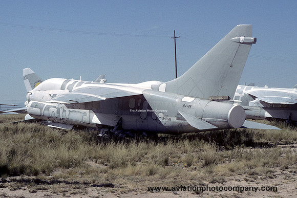 US Navy LTV A-7B Corsair 154556 at MASDC Davis Monthan (1984)