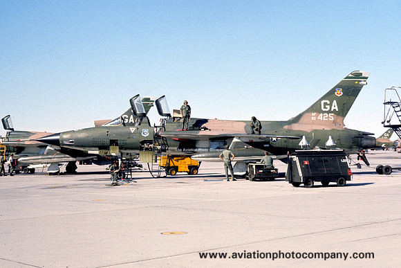 USAF 35 TFW 562 TFS TFS Republic F-105G Thunderchief 62-4425/GA (1975)