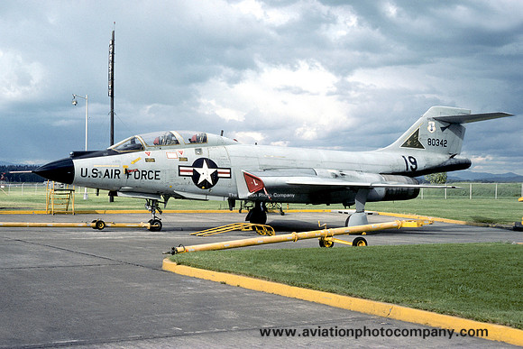 USAF Oregon ANG 123 FIS McDonnell F-101B Voodoo 58-0342 (1978)