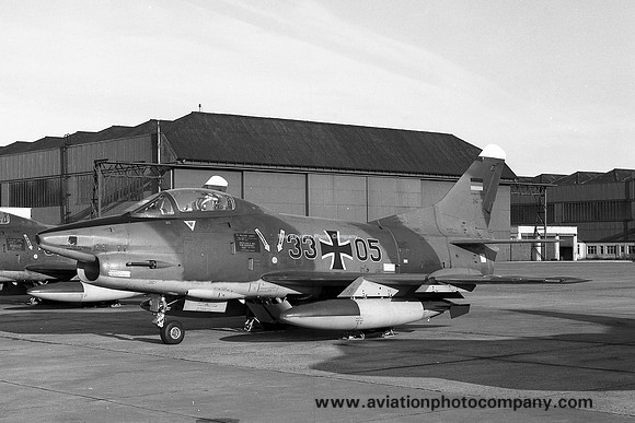 German Air Force FIAT G-91R 33+05 (1969)