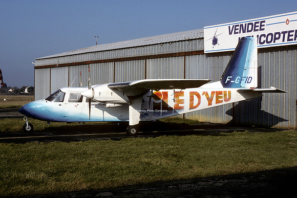 Vendee Helicopters Britten-Norman BN-2A-21 Islander F-GFID (1988)