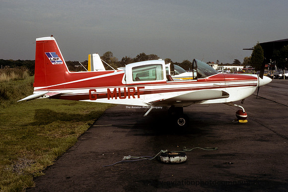 LSF Elstree Grumman-American AA-5B Tiger G-MURF (1988)