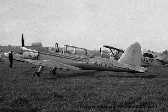 DHC-1 Chipmunk G-AJVD at Shoreham (1957)