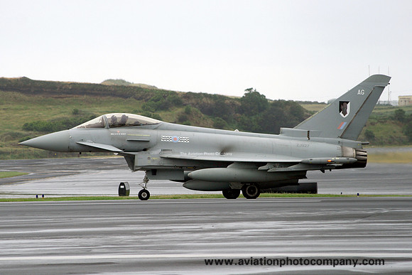 RAF 17 Squadron BAE Typhoon F.2 ZJ927/AG at Lajes (2008)