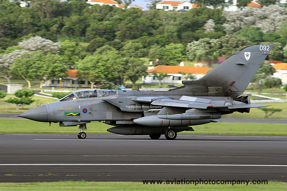 RAF 13 Squadron Panavia Tornado GR.4 ZD744/092 at Lajes (2008)