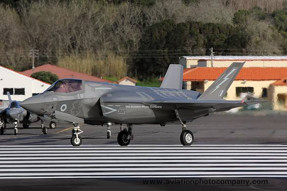 RAF 617 Squadron Lockheed F-35B Lightning ZM144/010 at Lajes (2020)