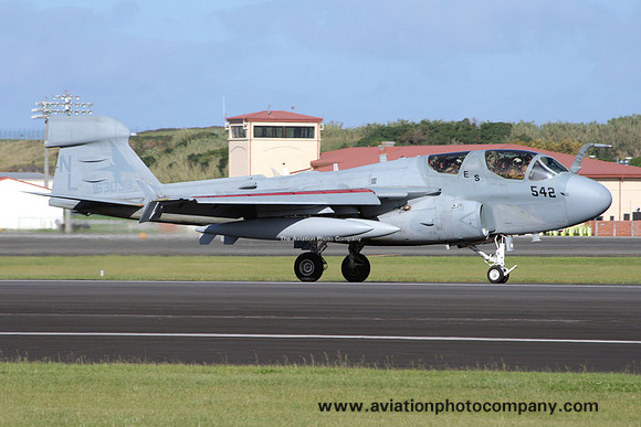 US Navy VAQ-134 Grumman EA-6B Prowler 163033/NL-542 at Lajes (2009)