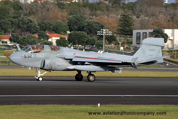 US Navy VAQ-134 Grumman EA-6B Prowler 158804/NL-532 at Lajes (2009)