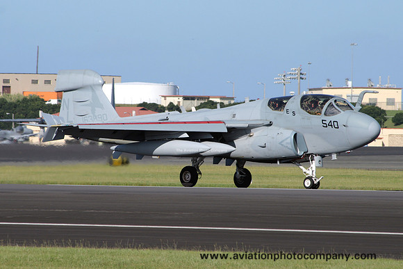 US Navy VAQ-134 Grumman EA-6B Prowler 163890/NL-540 at Lajes (2009)