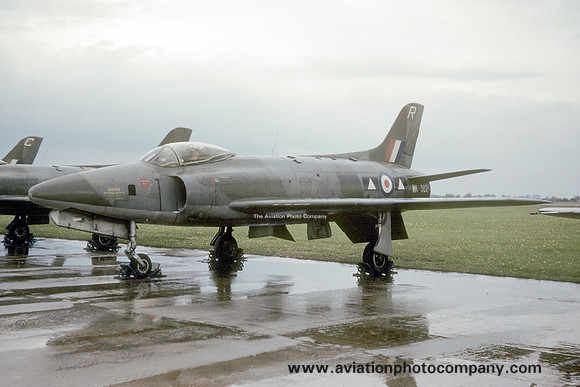 RAF 60 MU Supermarine Swift FR.5 WK302/R at RAF Leconfield (1961)