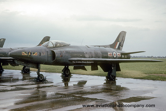 RAF 60 MU Supermarine Swift FR.5 WK293 at RAF Leconfield (1961)