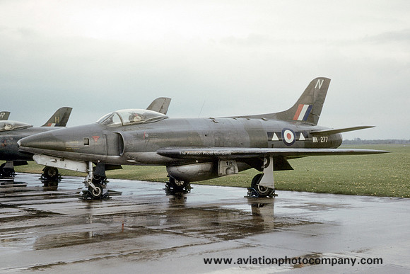 RAF 60 MU Supermarine Swift FR.5 WK277/N at RAF Leconfield (1961)