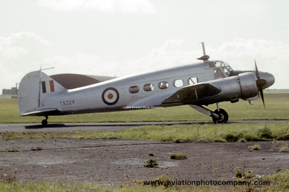 RAF 12 Group Communications Flight Avro Anson C.19 TX224 (1960)