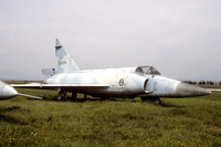 Greek Air Force Convair F-102A Delta Dagger 0-61034 stored at Tanagra (1996)