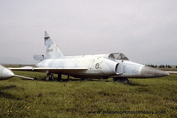 Greek Air Force Convair F-102A Delta Dagger 0-61034 stored at Tanagra (1996)