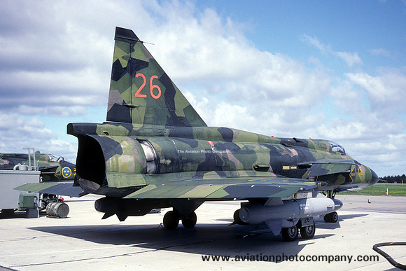 Swedish Air Force F15 SAAB Viggen AJS-37 37081/26 (1996)
