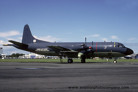 Dutch Navy Lockheed P-3C Orion 302 at Prestwick (1996)