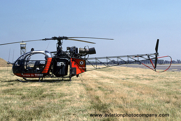French Army ESALAT Sud Alouette II 1458/BFH (1996)
