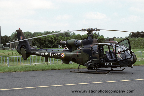 French Army 7 RHC Aerospatiale SA.341F Gazelle 1447/ANJ (1996)