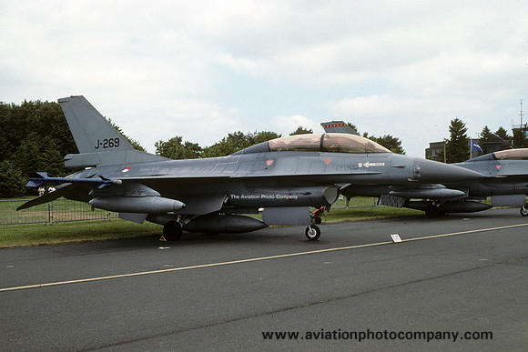 Dutch Air Force GD F-16B Fighting Falcon J-269 (1996)