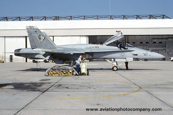 US Navy VFA-83 McDonnell Douglas F/A-18C Hornet 163495/AA-307 (1993)