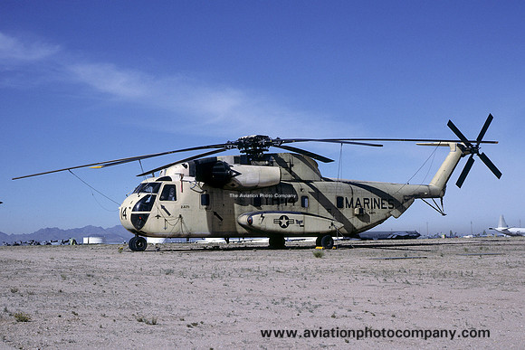 US Marines HMH-463 Sikorsky CH-53D Sea Stallion 156655/YH-14 at AMARC Davis Monthan (1993)