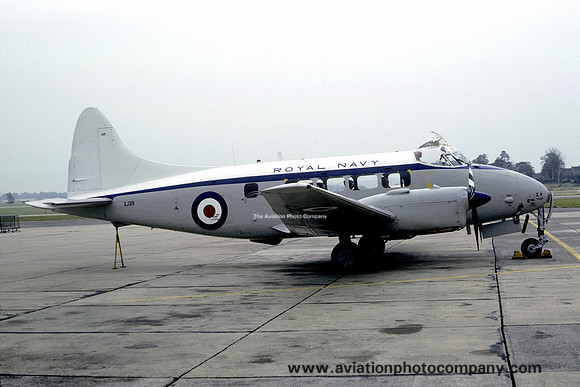 Royal Navy Yeovilton Station Flight De Havilland Sea Devon C.20 XJ319 (1981)