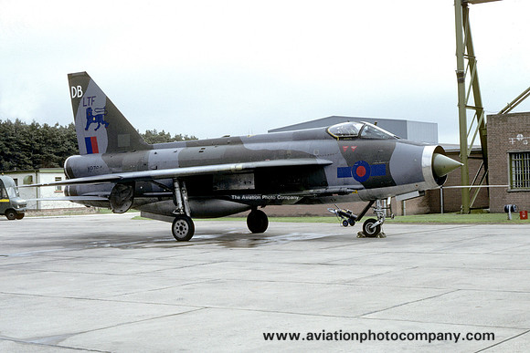 RAF LTF English Electric Lightning F.3 XP764/DB at RAF Lossiemouth (1981)